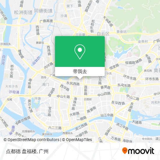 点都德 盘福楼地图