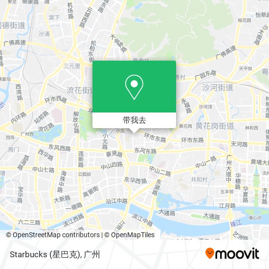 Starbucks (星巴克)地图