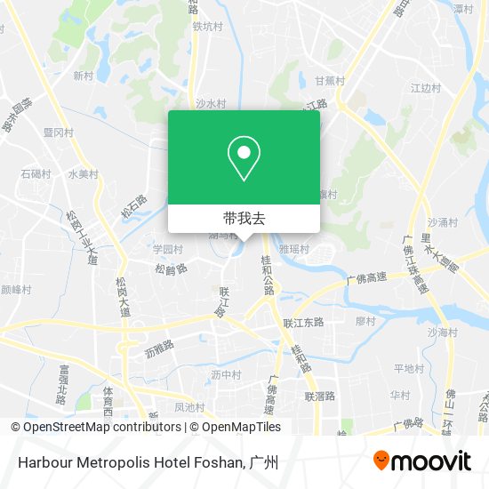 Harbour Metropolis Hotel Foshan地图