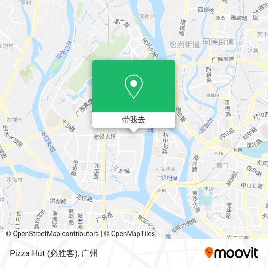 Pizza Hut (必胜客)地图