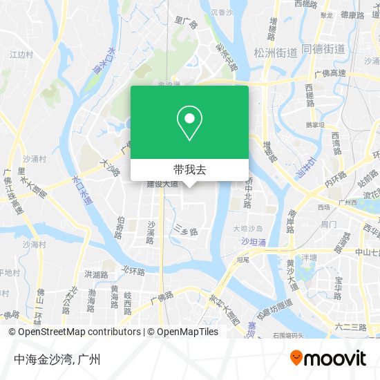 中海金沙湾地图