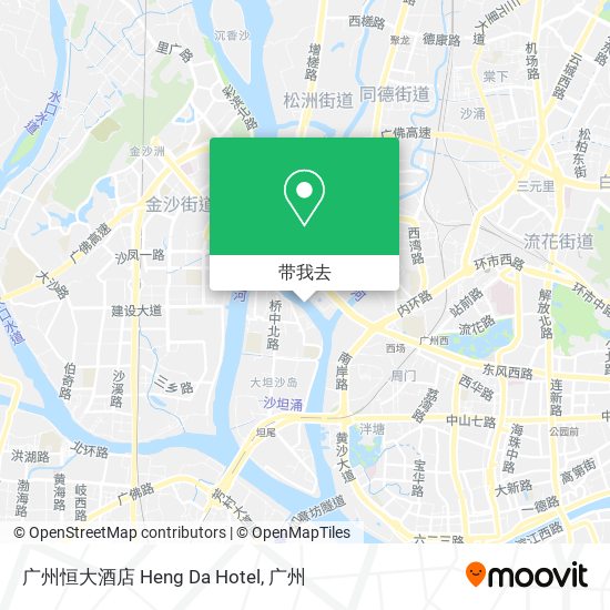 广州恒大酒店 Heng Da Hotel地图