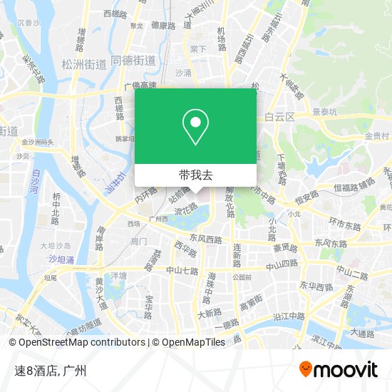 速8酒店地图