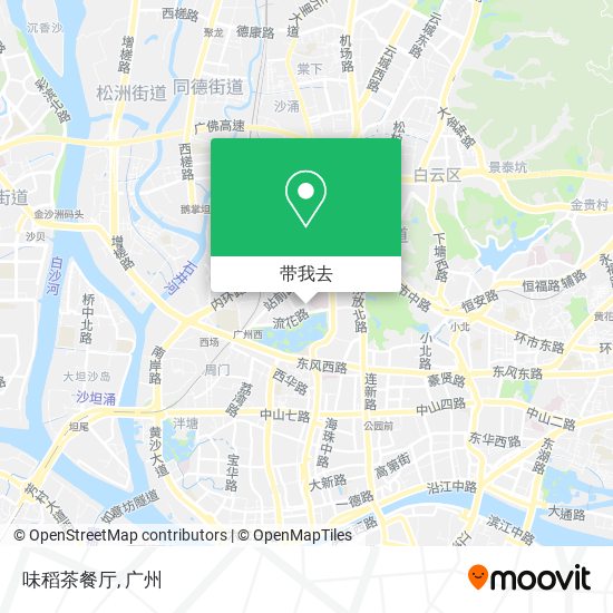 味稻茶餐厅地图