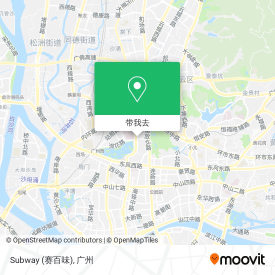 Subway (赛百味)地图