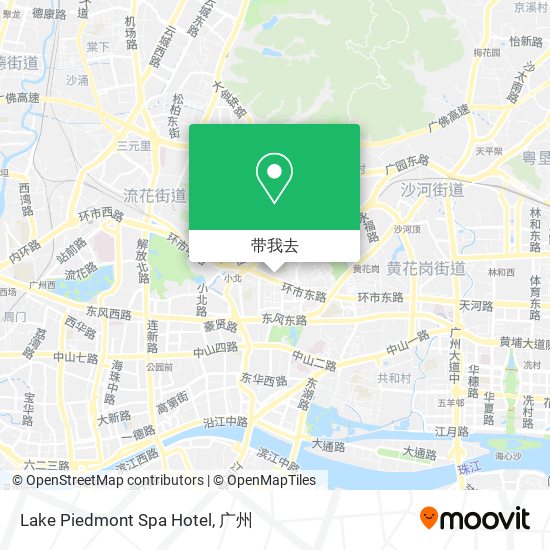 Lake Piedmont Spa Hotel地图