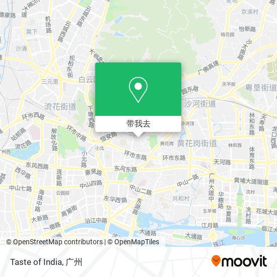 Taste of India地图