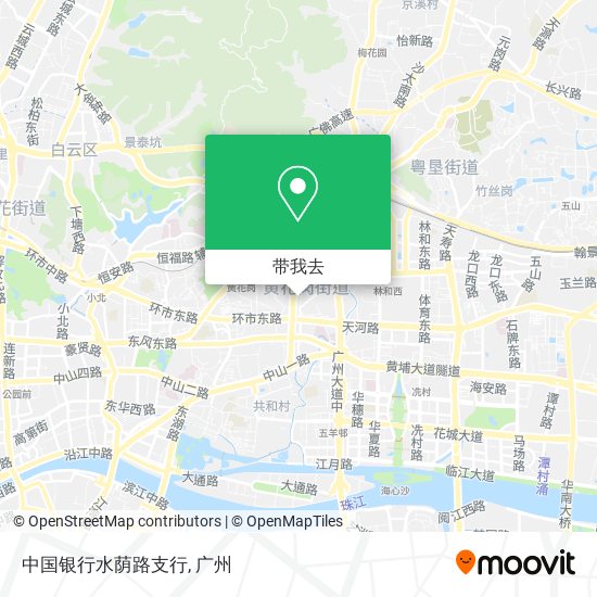 中国银行水荫路支行地图
