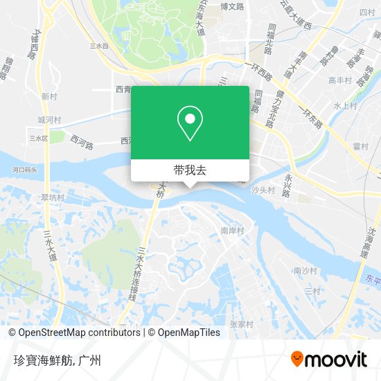 珍寶海鮮舫地图