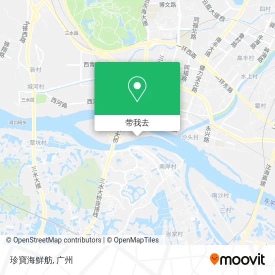 珍寶海鮮舫地图