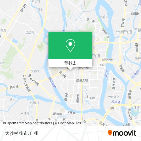 大沙村 街市地图