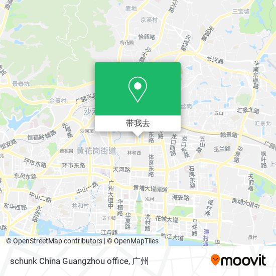 schunk China Guangzhou office地图