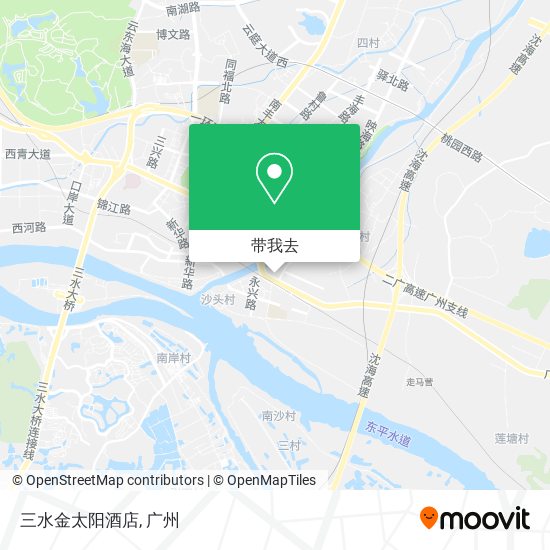 三水金太阳酒店地图