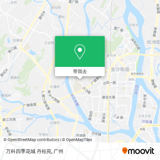 万科四季花城 丹桂苑地图