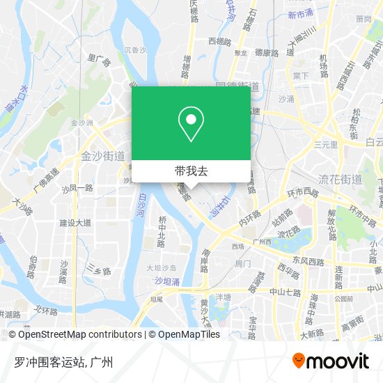 罗冲围客运站地图