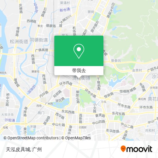 天泓皮具城地图