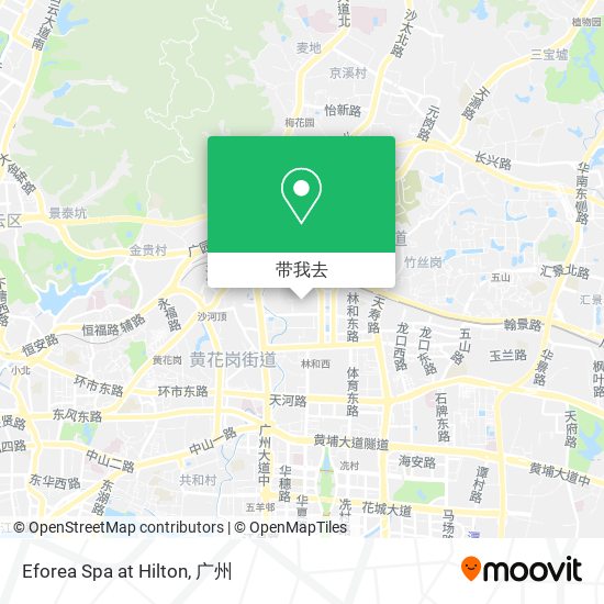 Eforea Spa at Hilton地图