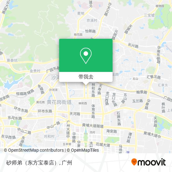 砂师弟（东方宝泰店）地图