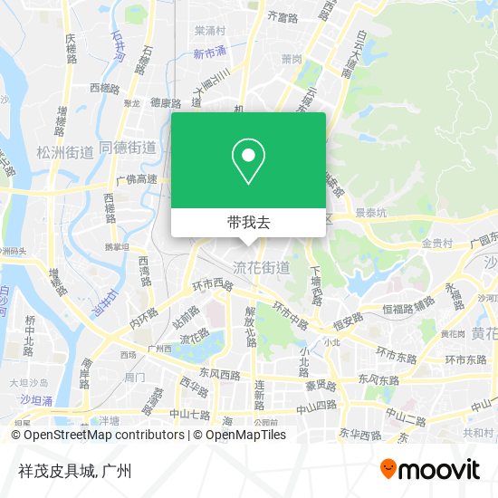 祥茂皮具城地图