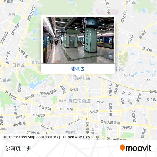 沙河頂地图