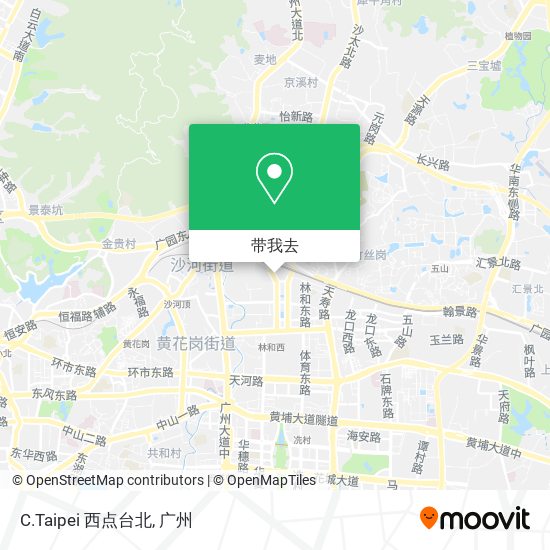 C.Taipei 西点台北地图