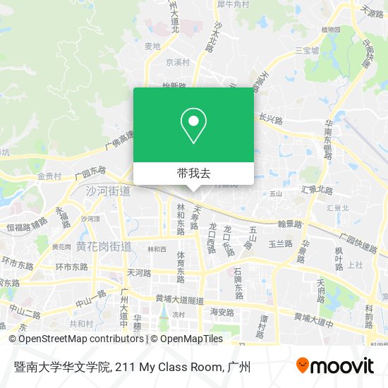 暨南大学华文学院, 211 My Class Room地图