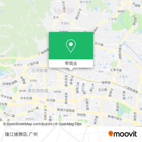 隆江猪脚店地图