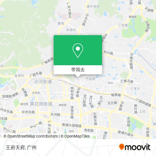 王府天府地图