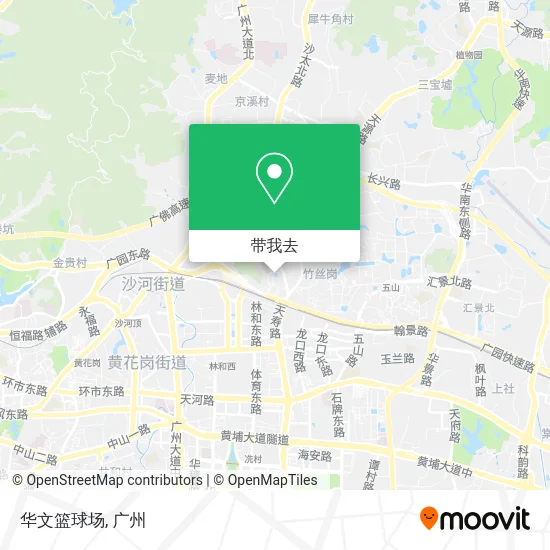 华文篮球场地图