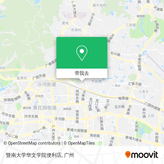 暨南大学华文学院便利店地图