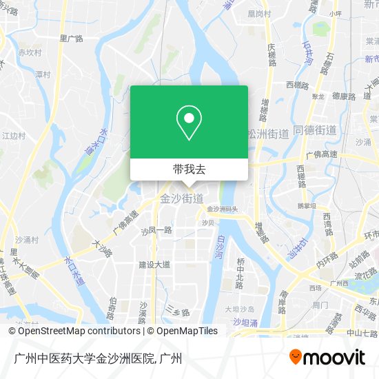 广州中医药大学金沙洲医院地图
