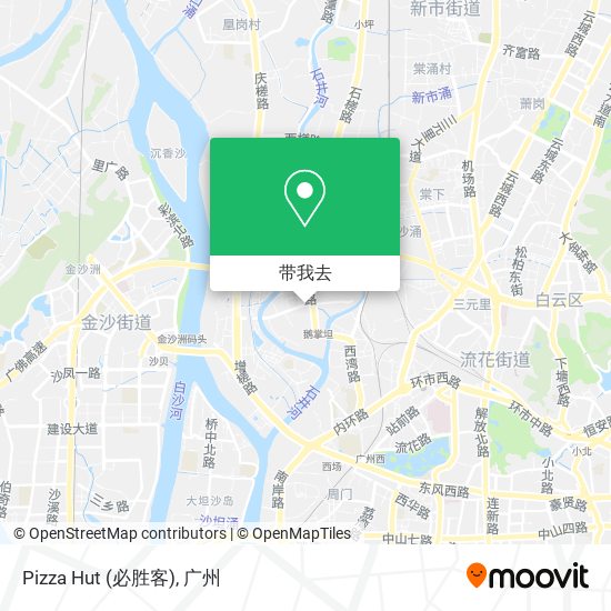 Pizza Hut (必胜客)地图