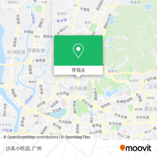 沙具小吃店地图