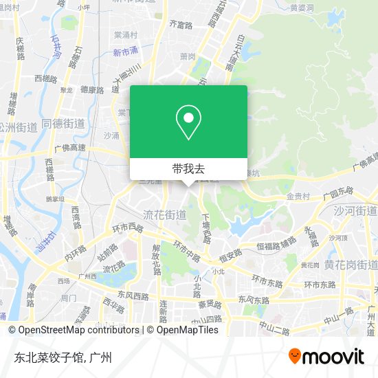 东北菜饺子馆地图