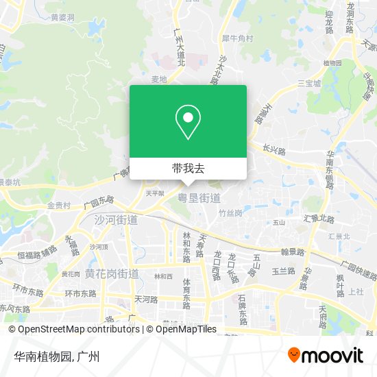 华南植物园地图