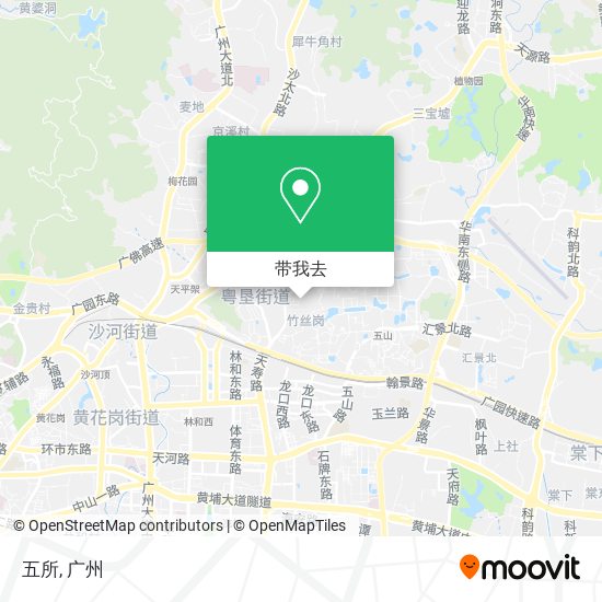 五所地图