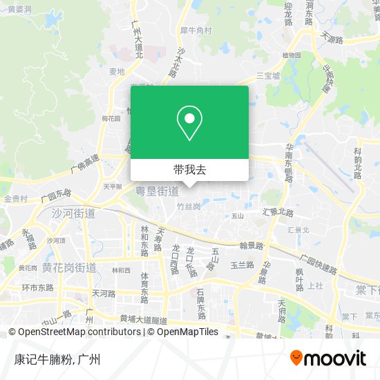 康记牛腩粉地图