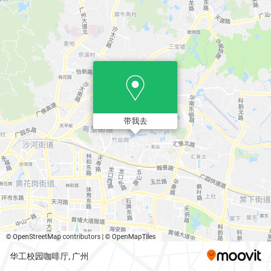 华工校园咖啡厅地图