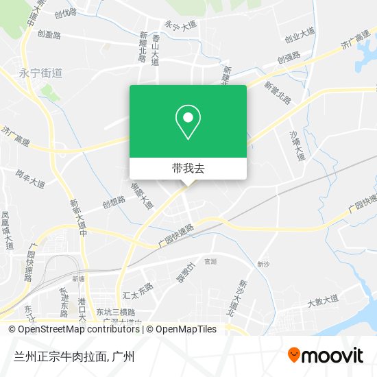 兰州正宗牛肉拉面地图