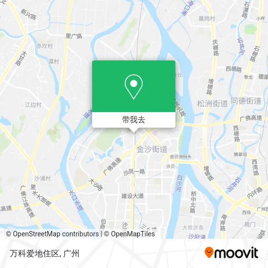 万科爱地住区地图