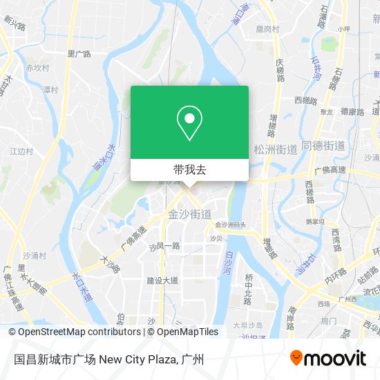 国昌新城市广场 New City Plaza地图