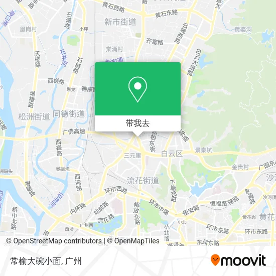 常榆大碗小面地图