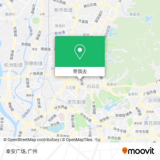 泰安广场地图