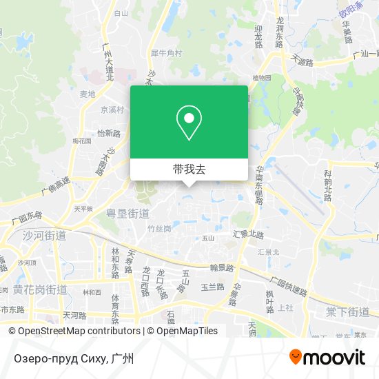 Озеро-пруд Сиху地图