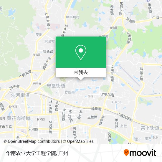 华南农业大学工程学院地图