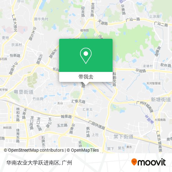 华南农业大学跃进南区地图