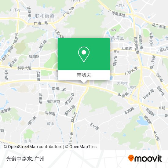 光谱中路东地图