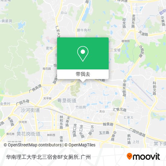 华南理工大学北三宿舍8F女厕所地图