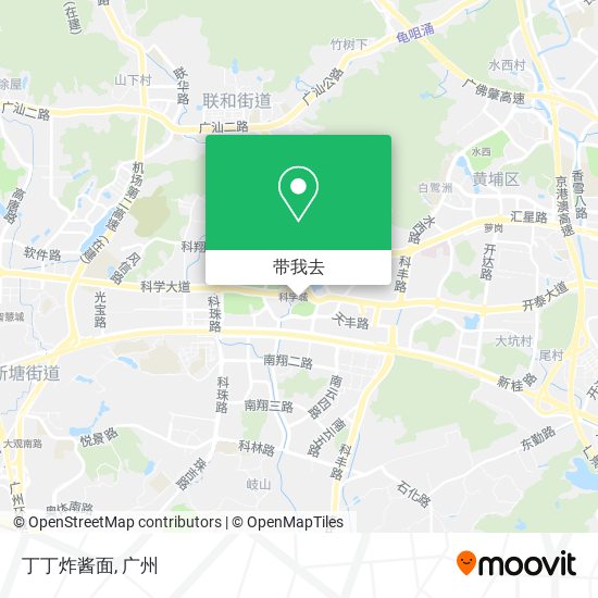 丁丁炸酱面地图