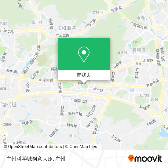 广州科学城创意大厦地图